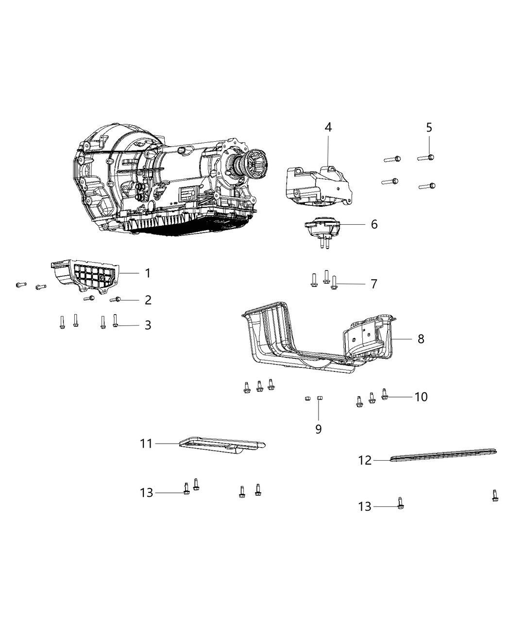 Mopar 68103011AA Bracket-Transmission Mount