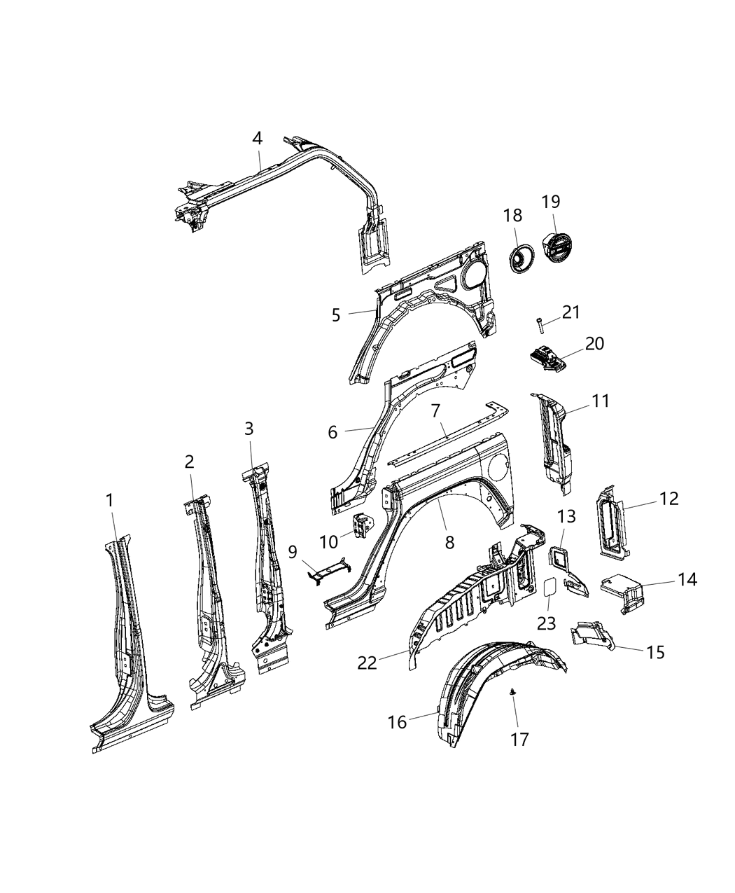 Mopar 68330920AE Door-Fuel Fill