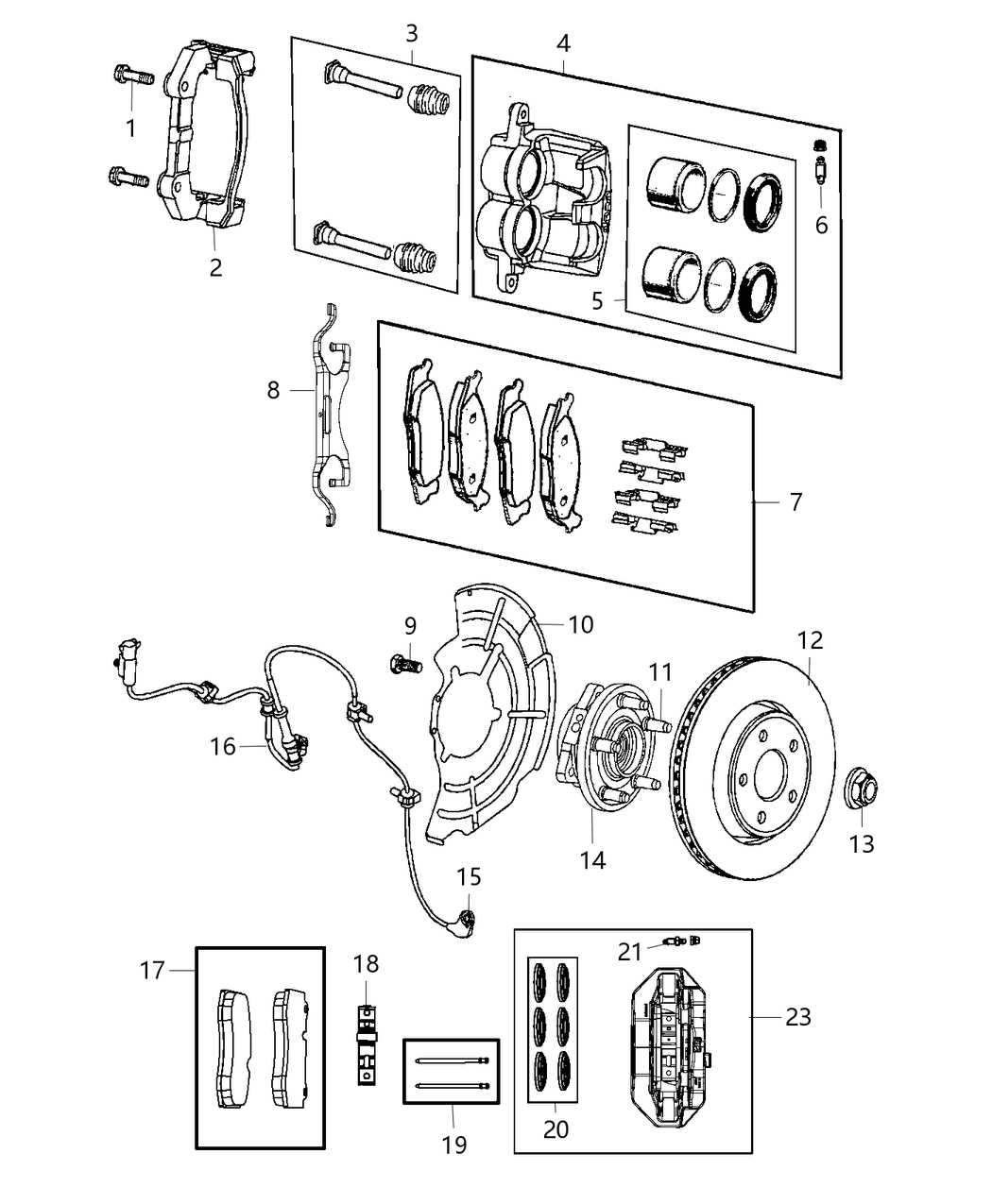 Mopar 68250887AB Sensor-Anti-Lock Brakes