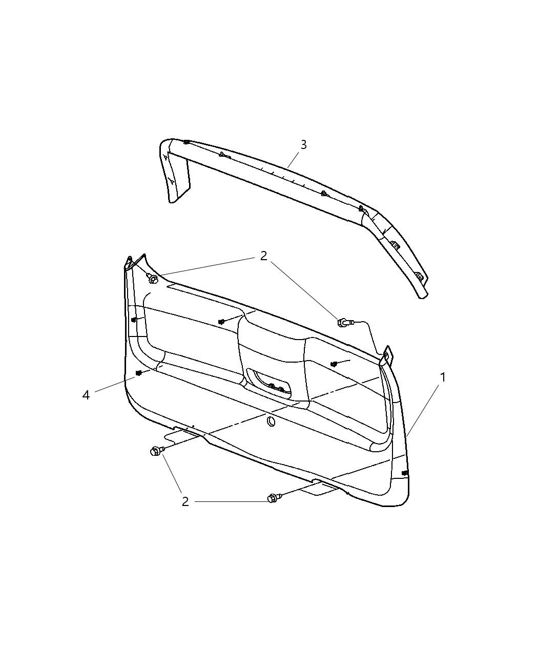 Mopar 1DH27ZJ3AA Panel-LIFTGATE Lower