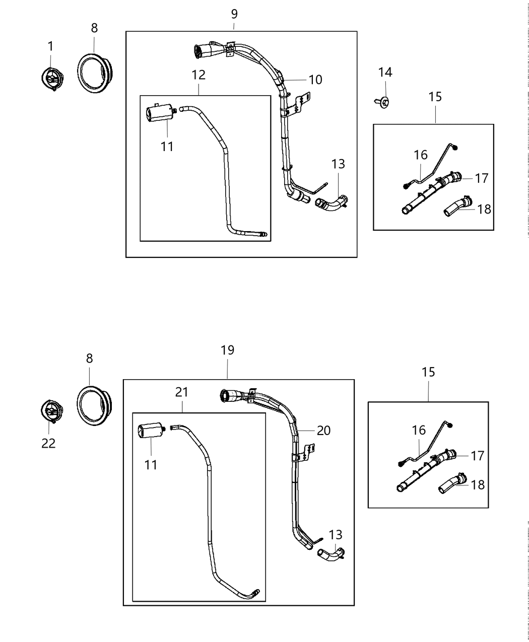 Mopar 68141329AA Door-Fuel Fill