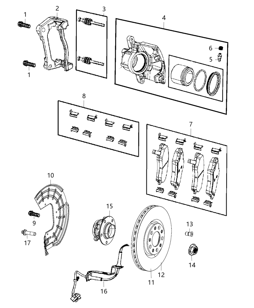 Mopar 68280914AA Sensor-Anti-Lock Brakes