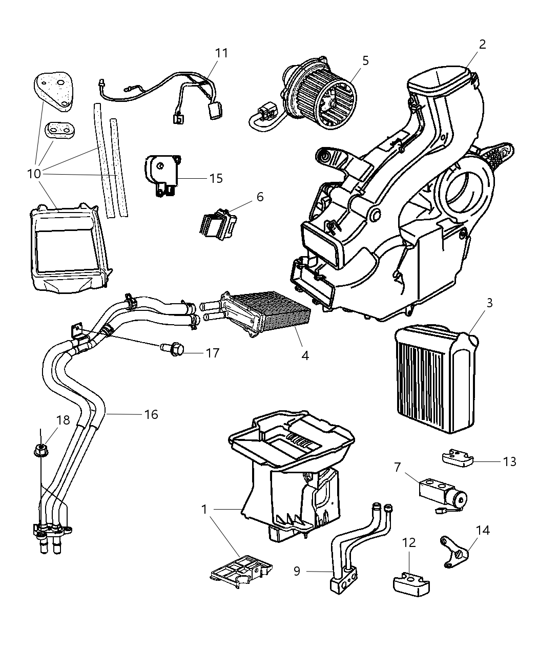 Mopar 5096062AA Hose-Heater