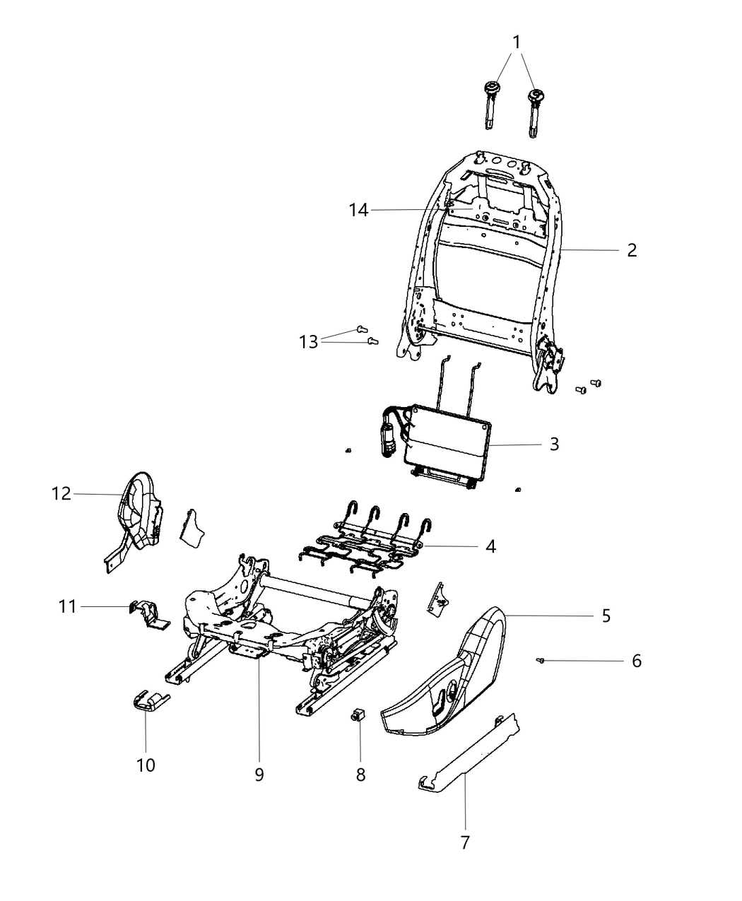 Mopar 68080776AE ADJUSTER-Power Seat