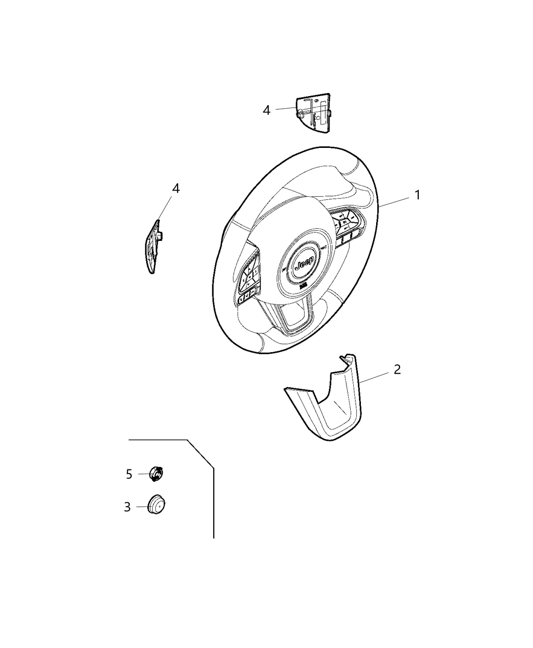 Mopar 5XA60LXHAA Wheel-Steering