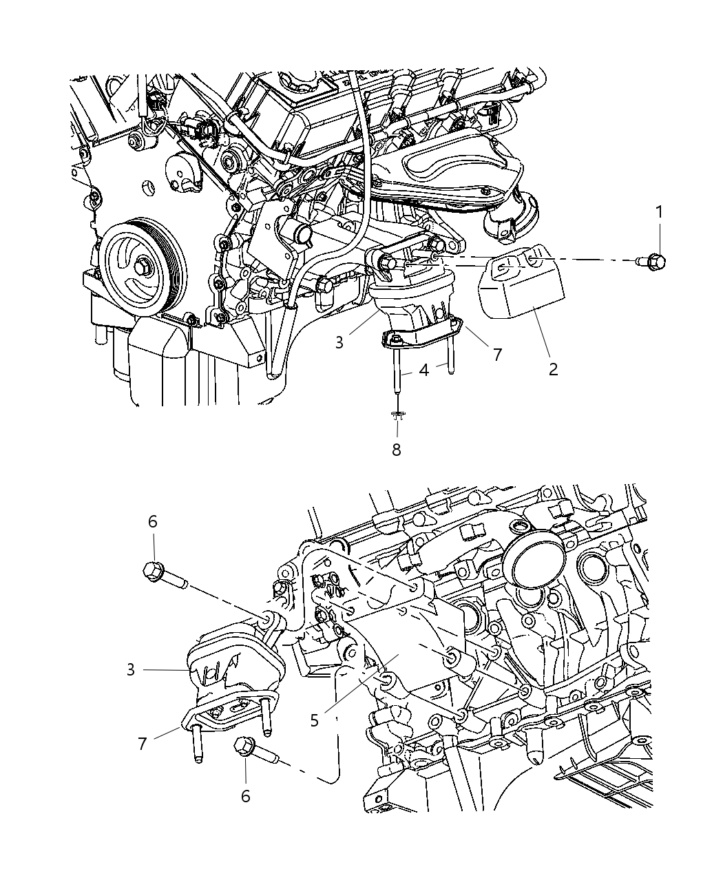 Mopar 4578049AA Bracket-Engine Mount