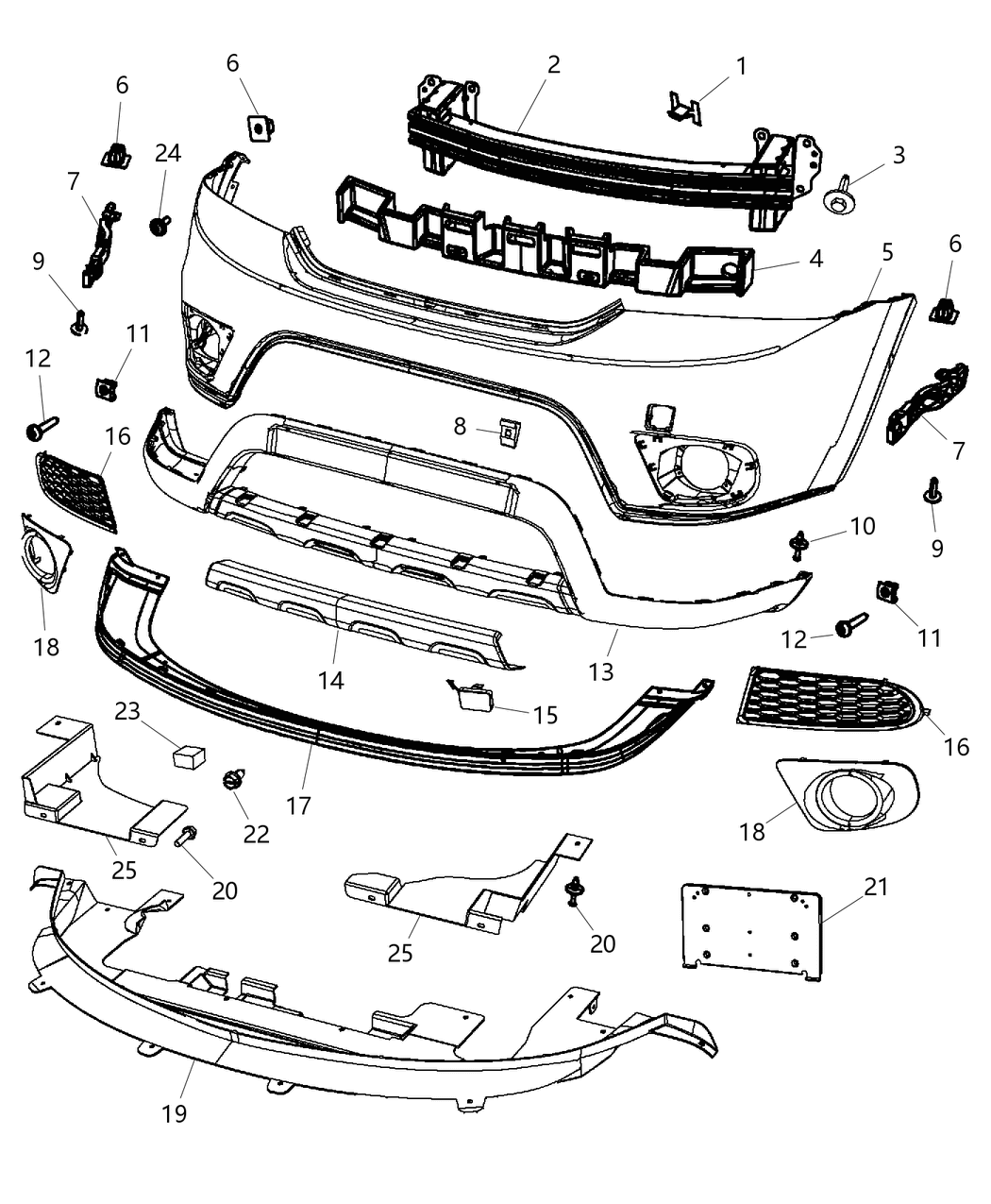 Mopar 1TY33TZZAA APPLIQUE-FASCIA