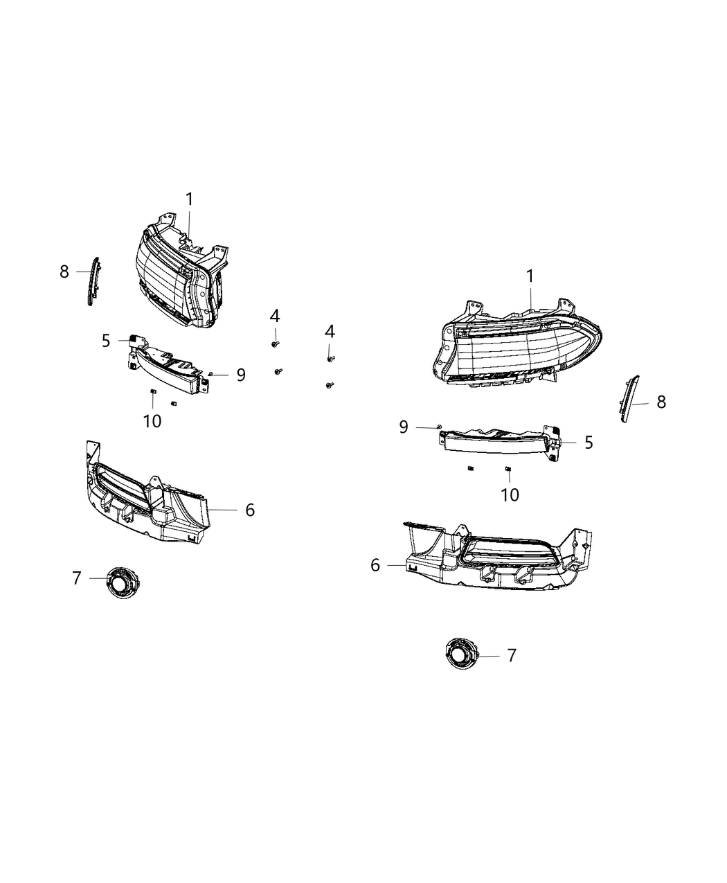 Mopar 68214398AE Headlamp