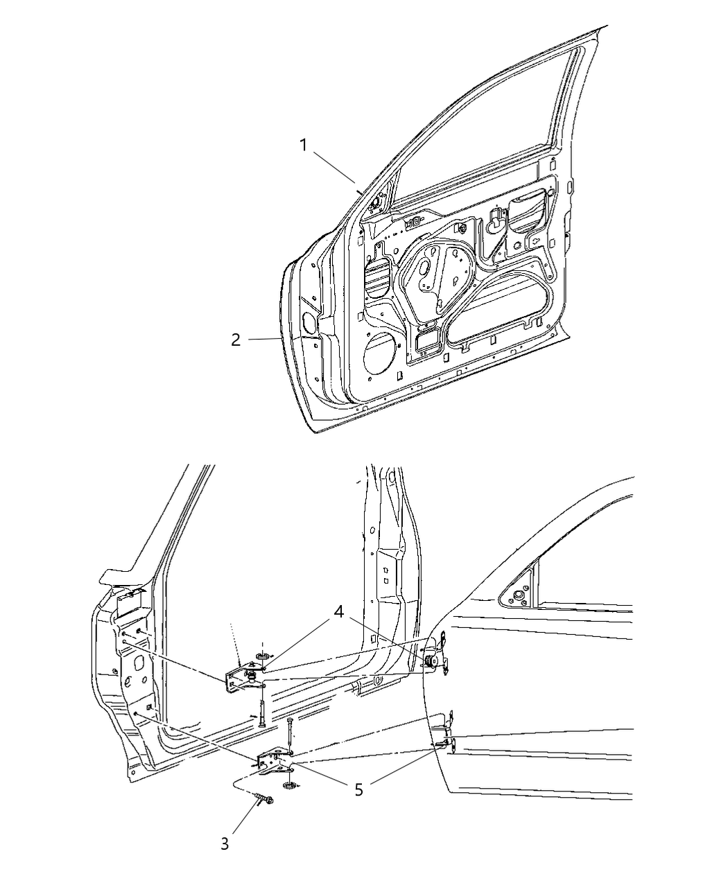 Mopar 55255080AE Door-Front