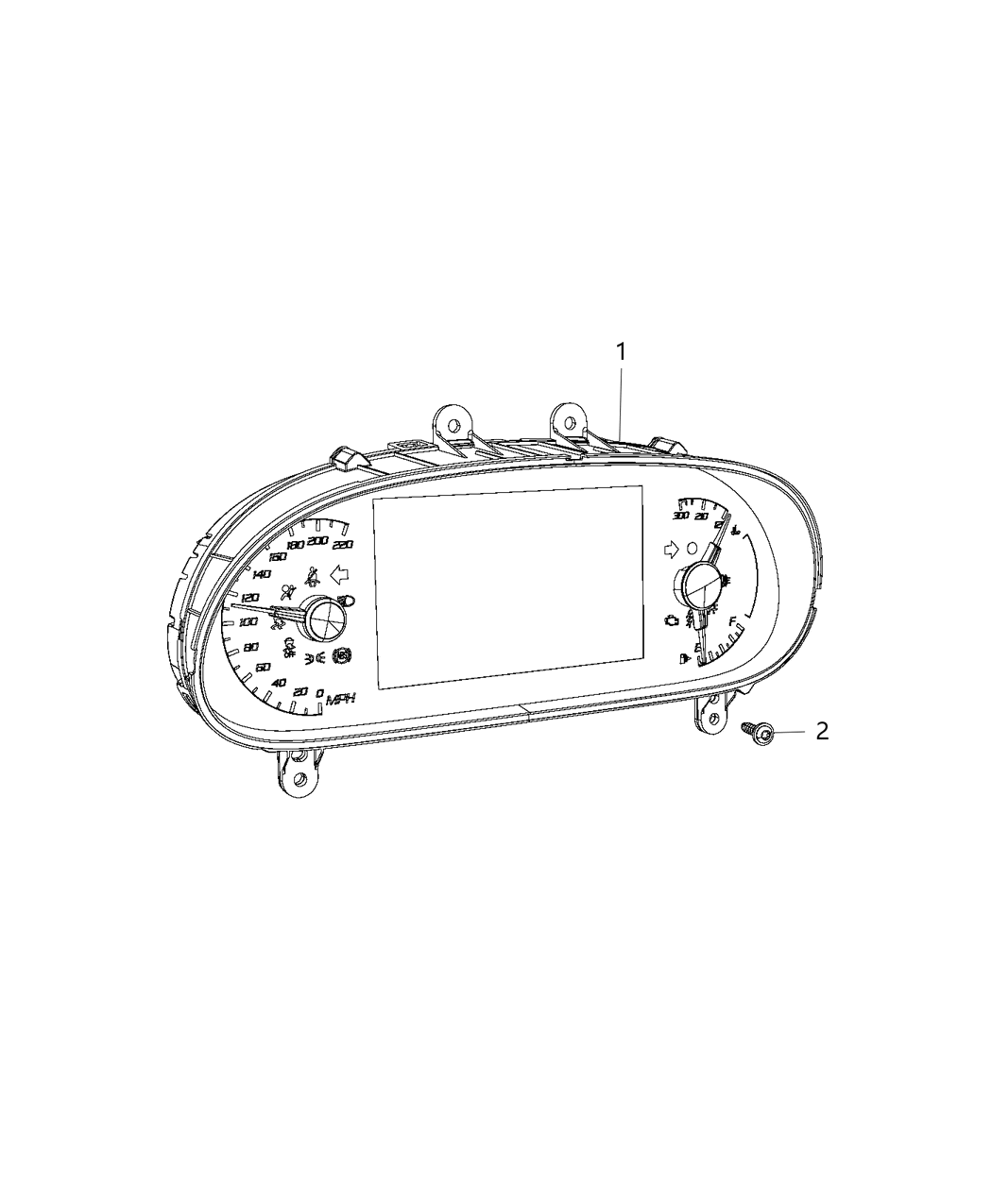 Mopar 5035444AC Cluster-Instrument Panel