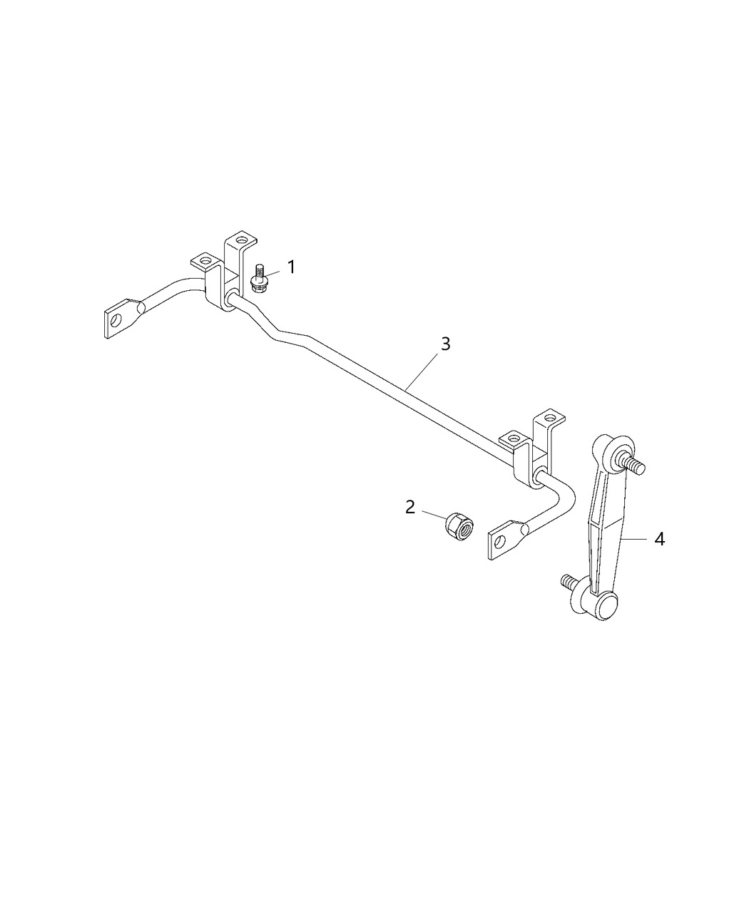 Mopar 68348850AA Link-STABILIZER Bar