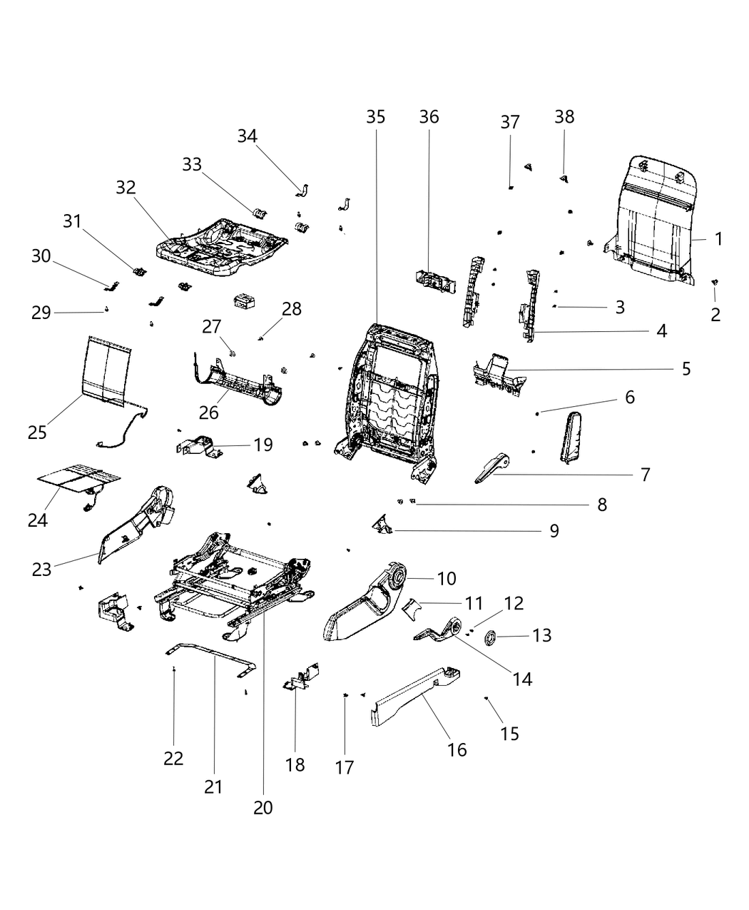 Mopar 1RW92DK2AA Shield-RISER