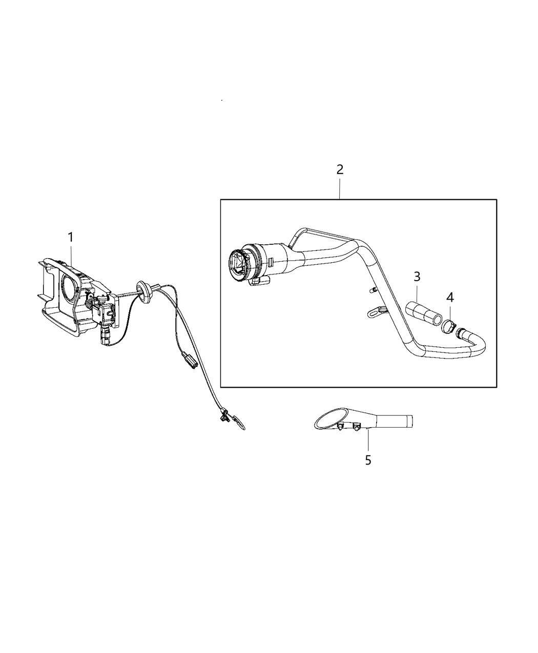 Mopar 68037875AB Housing-Fuel Filler