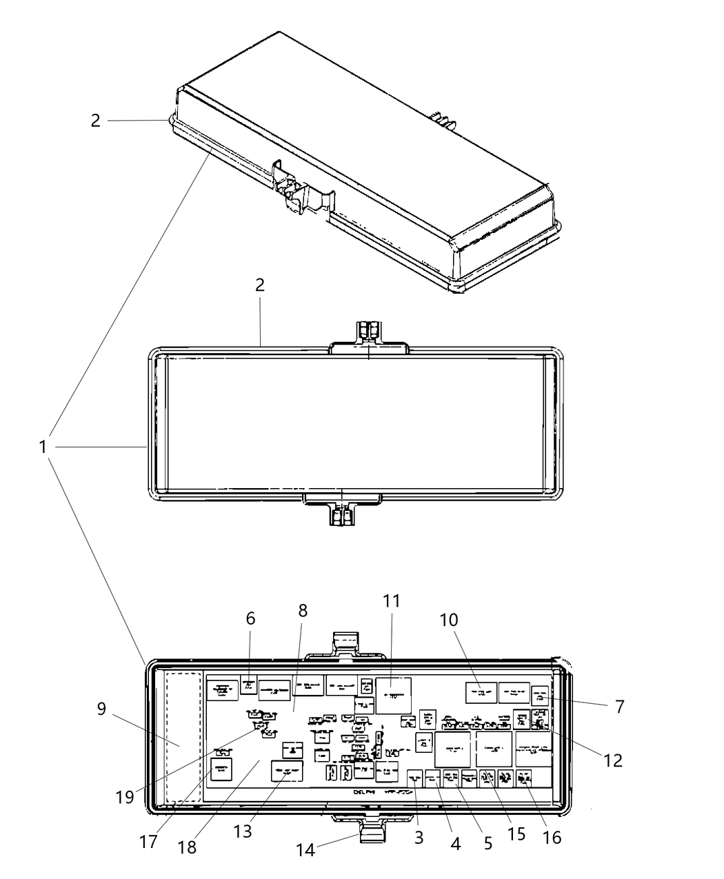 Mopar 68143314AE Module-Intelligent Power