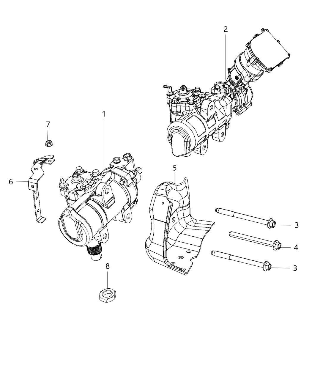 Mopar 5154350AD Gear-Power Steering