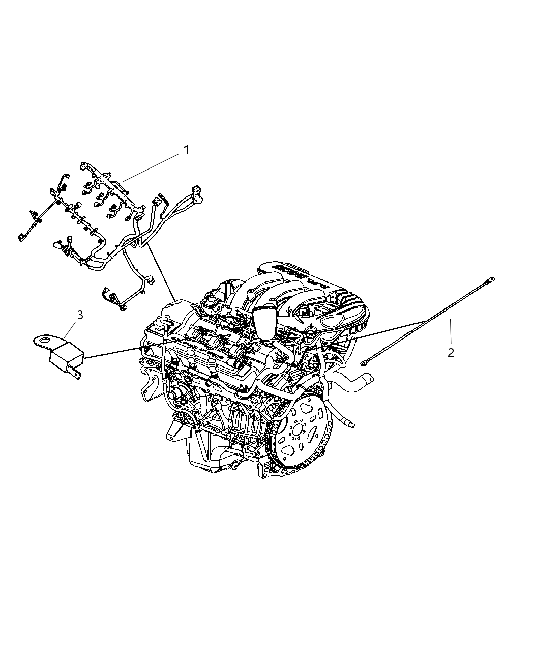 Mopar 5087332AD Wiring-Engine