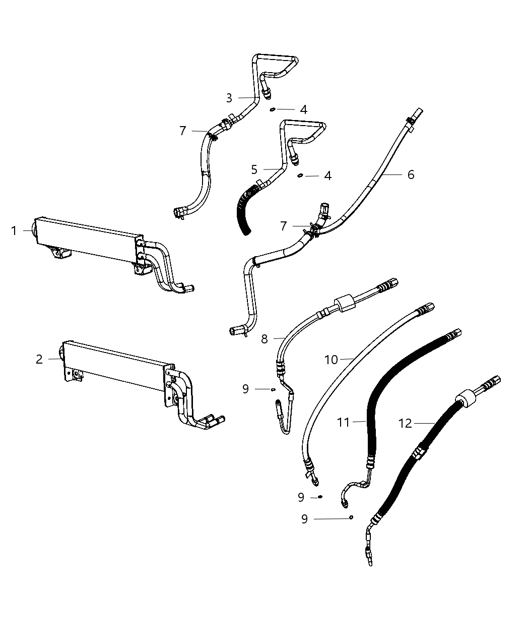 Mopar 55111391AA Cooler-Power Steering