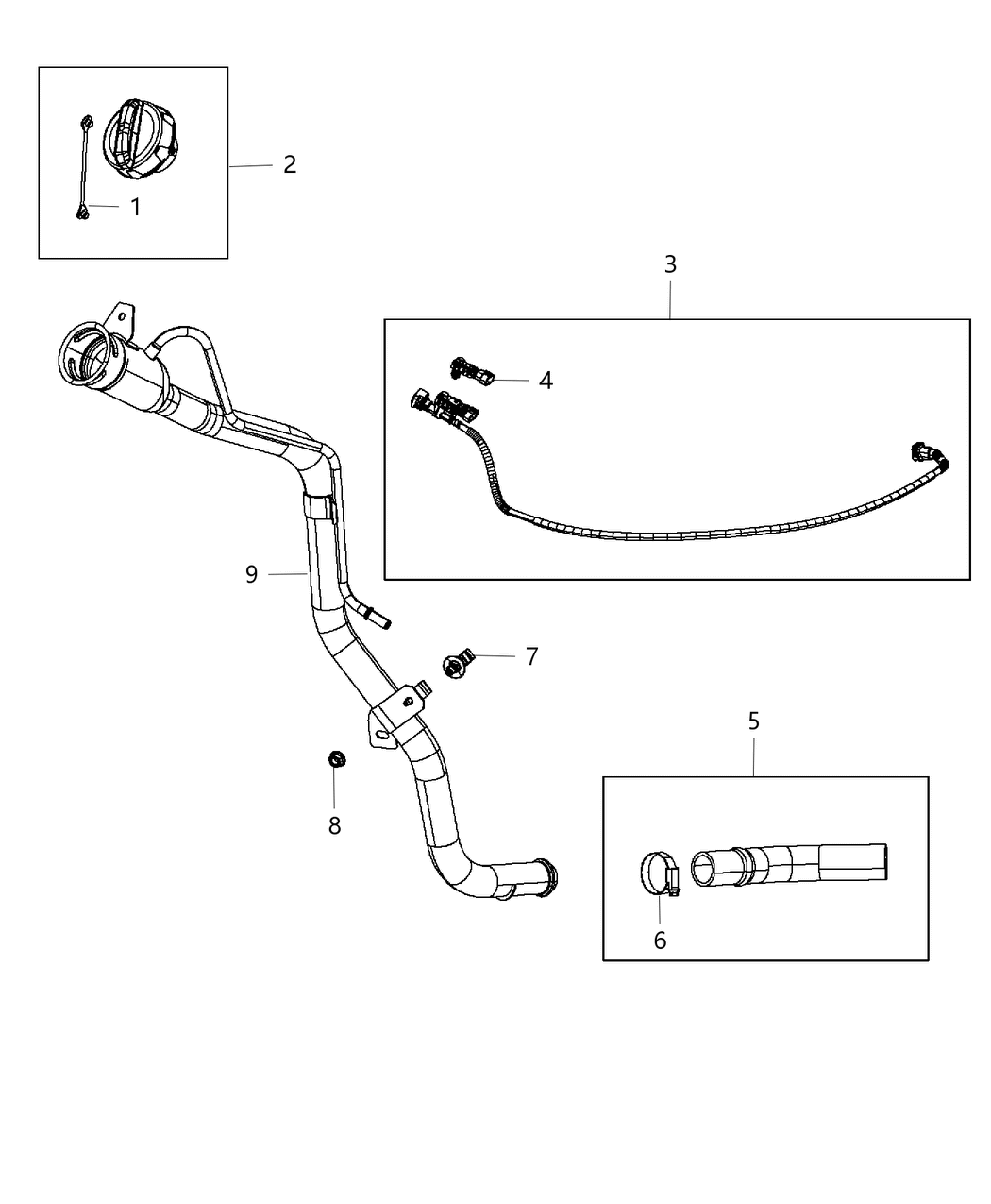 Mopar 6510338AA Clip-Fuel Line