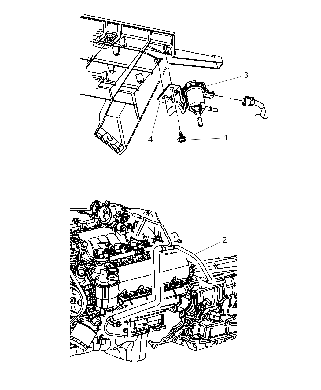 Mopar 55398956AC Harness-Vapor PURGE