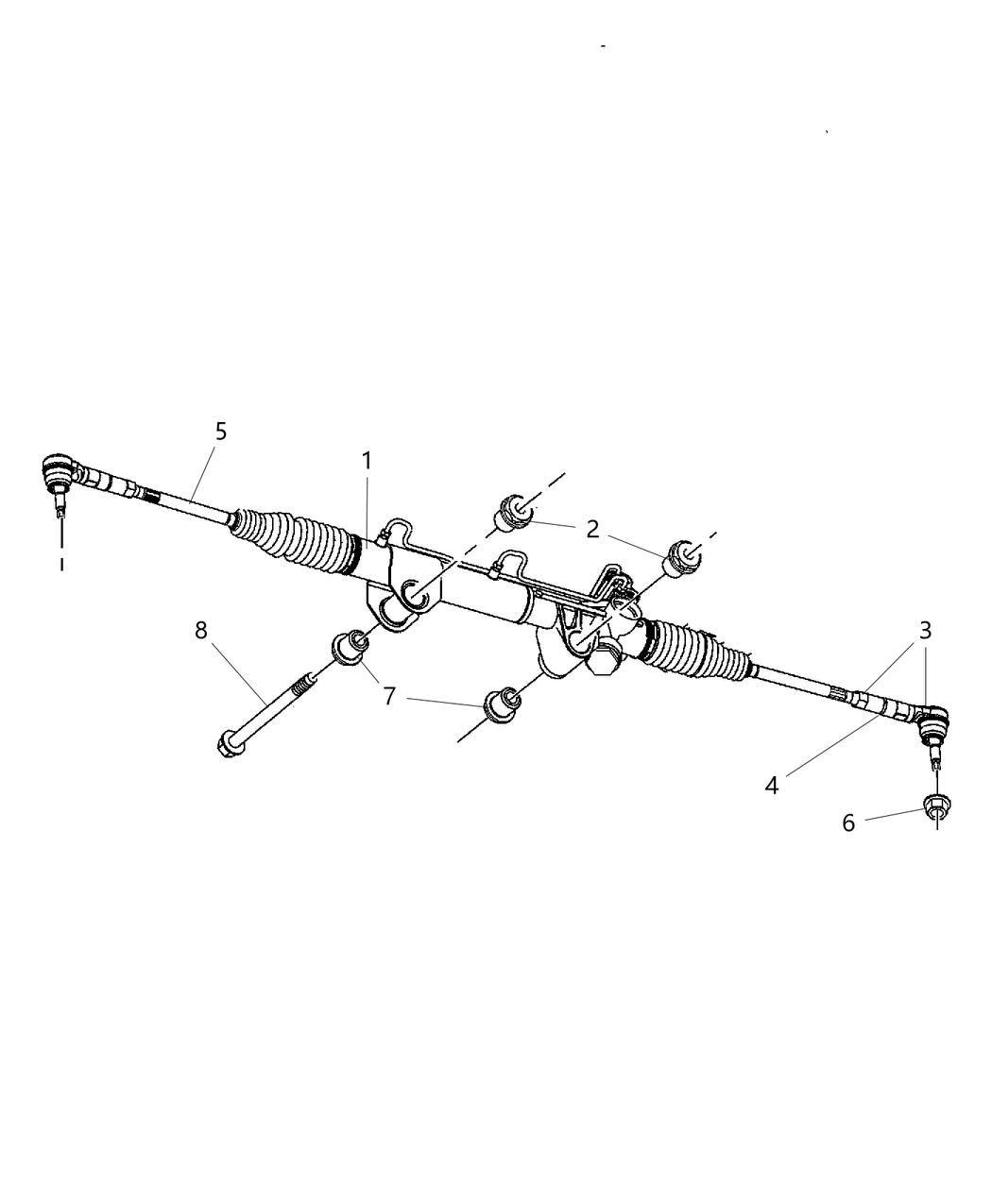 Mopar 52110334AX Rack And Pinion Gear