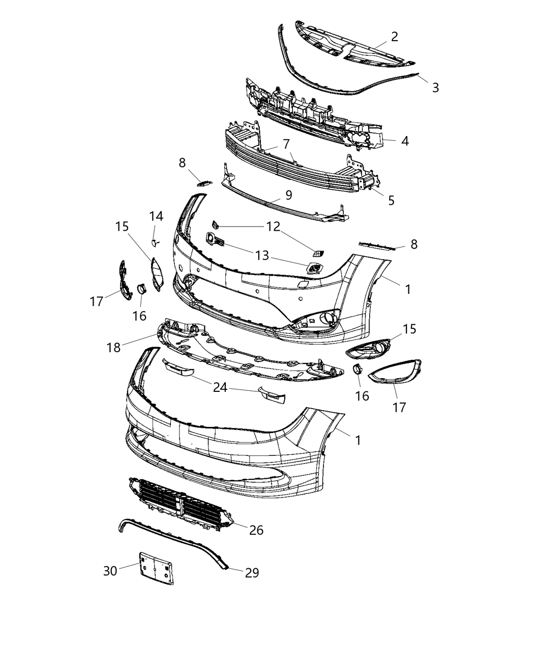 Mopar 68438679AB Active Shutter