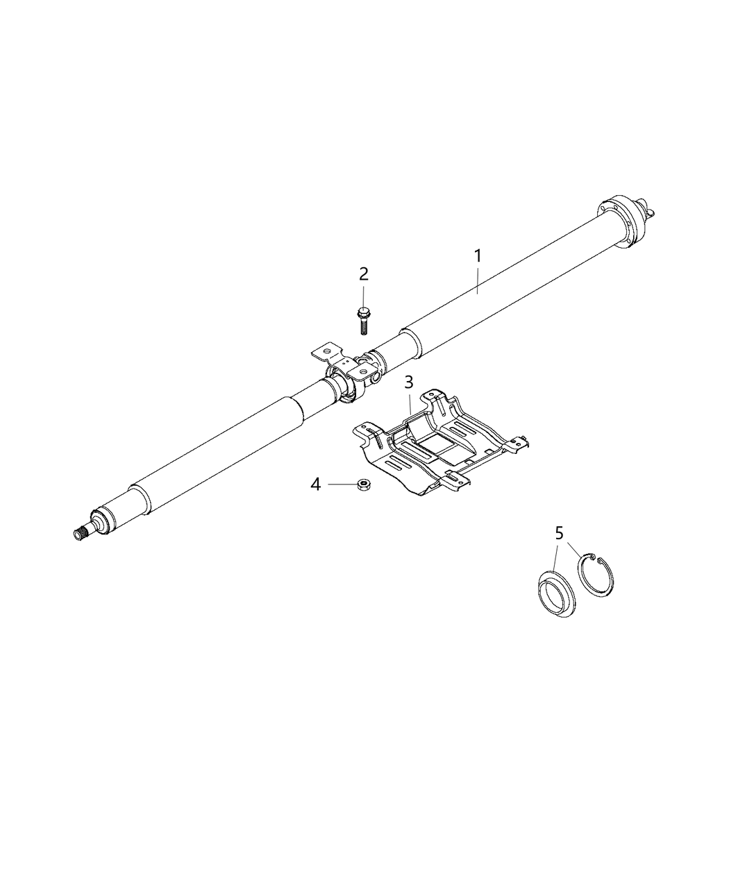 Mopar 68440308AA Drive Shaft