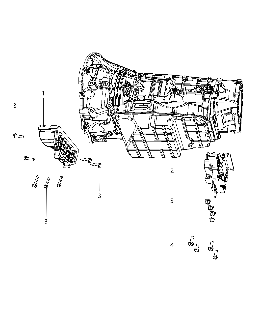 Mopar 52121492AG ISOLATOR-Transmission Mount