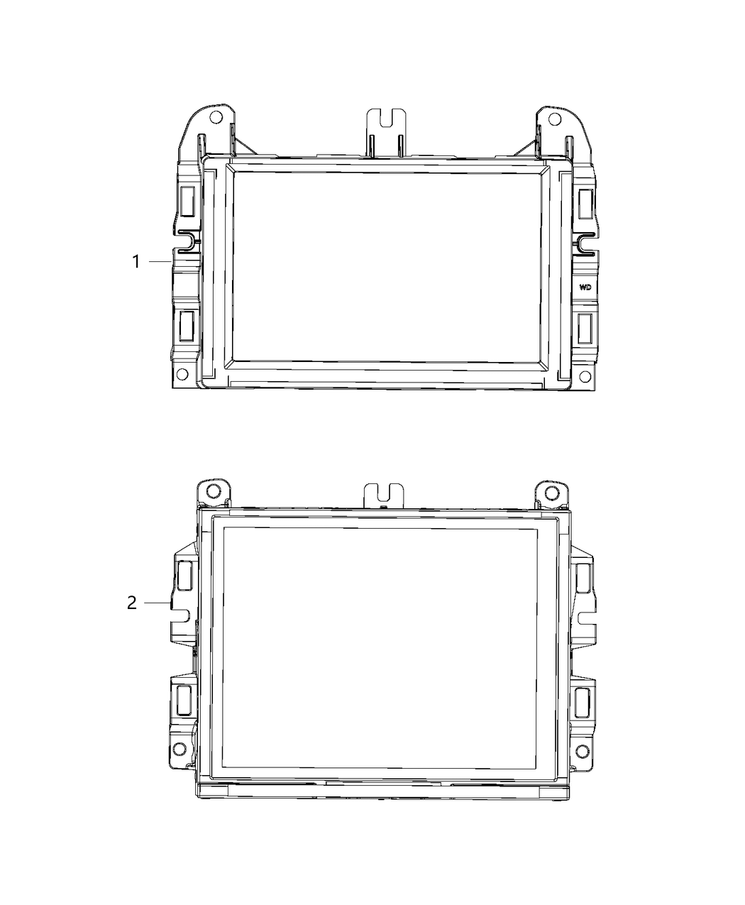 Mopar 68308869AB Radio-Multi Media