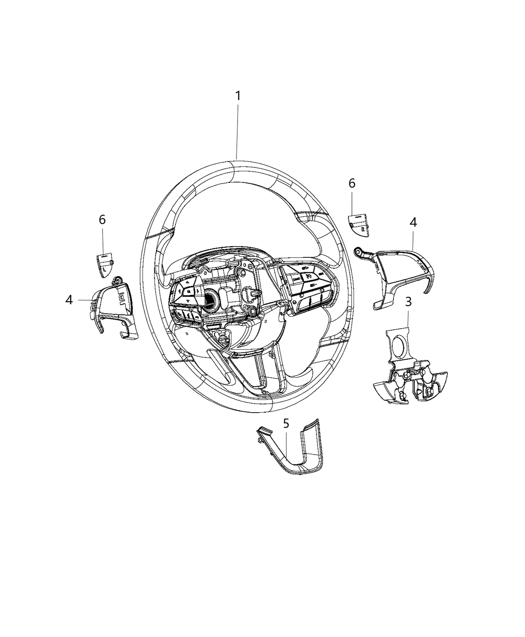 Mopar 5XR432X9AA Wheel-Steering