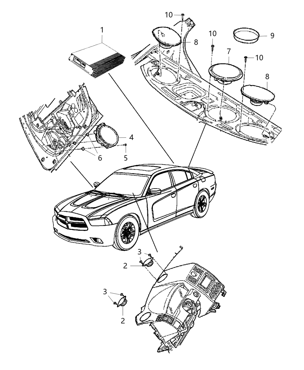 Mopar 5064981AF Amplifier