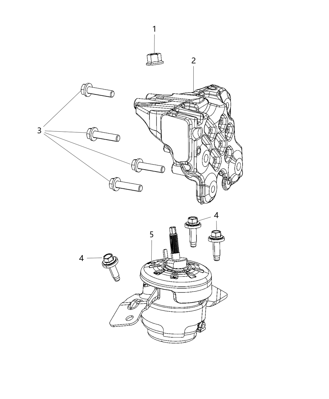 Mopar 68497466AA INSULATOR-Engine Mount