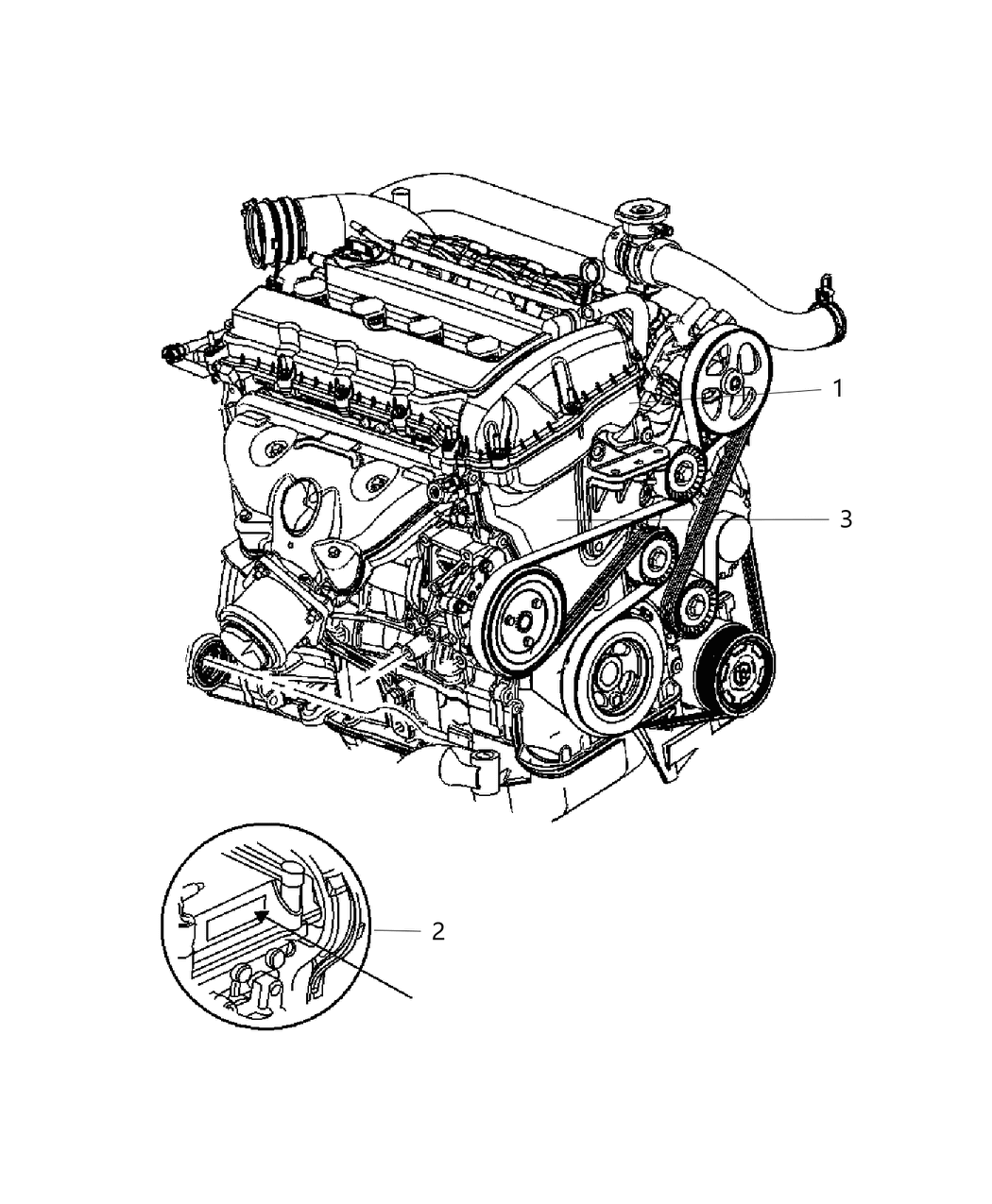 Mopar 5048435AB Engine-Long Block