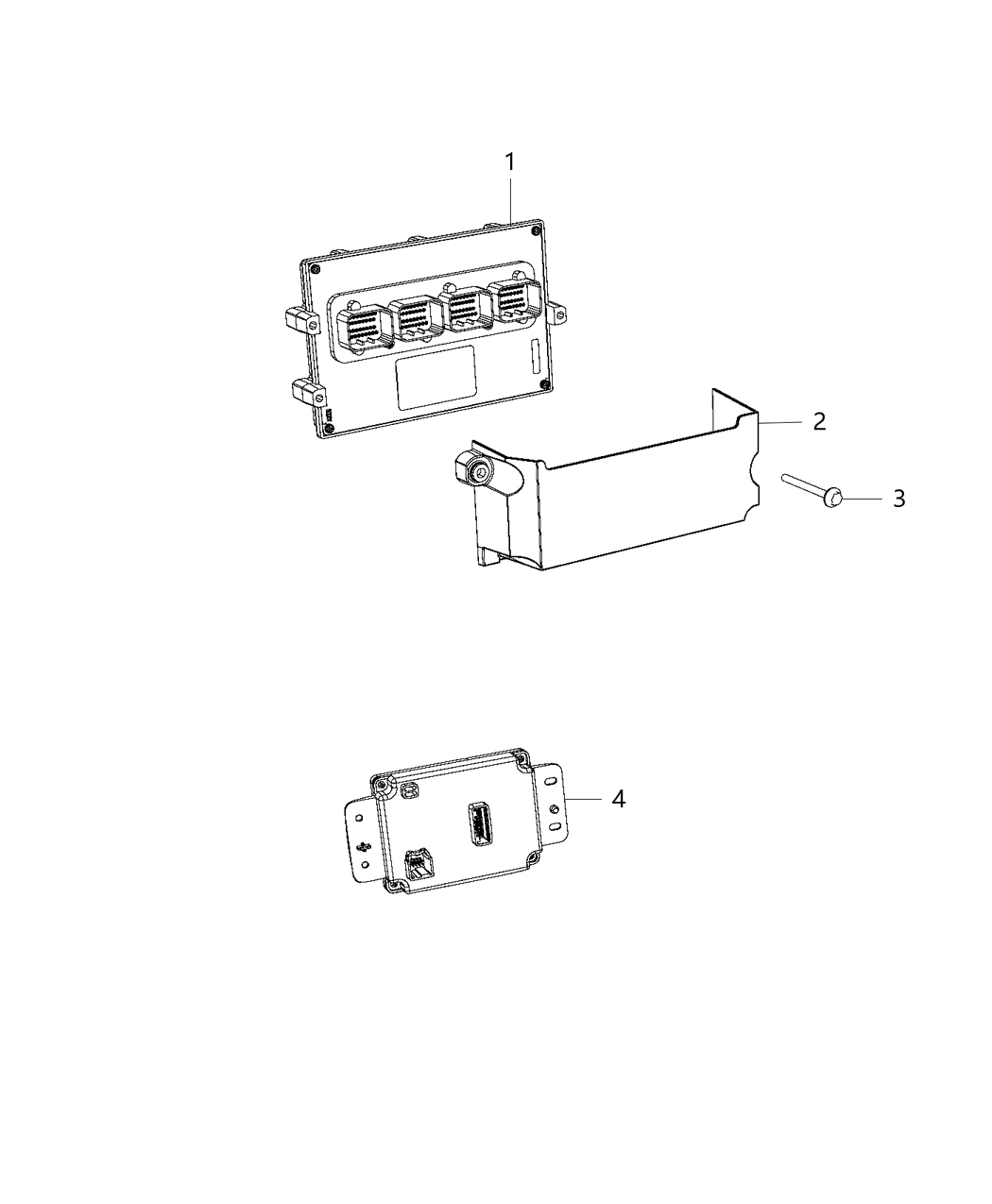 Mopar 5035394AE Engine Controller Module