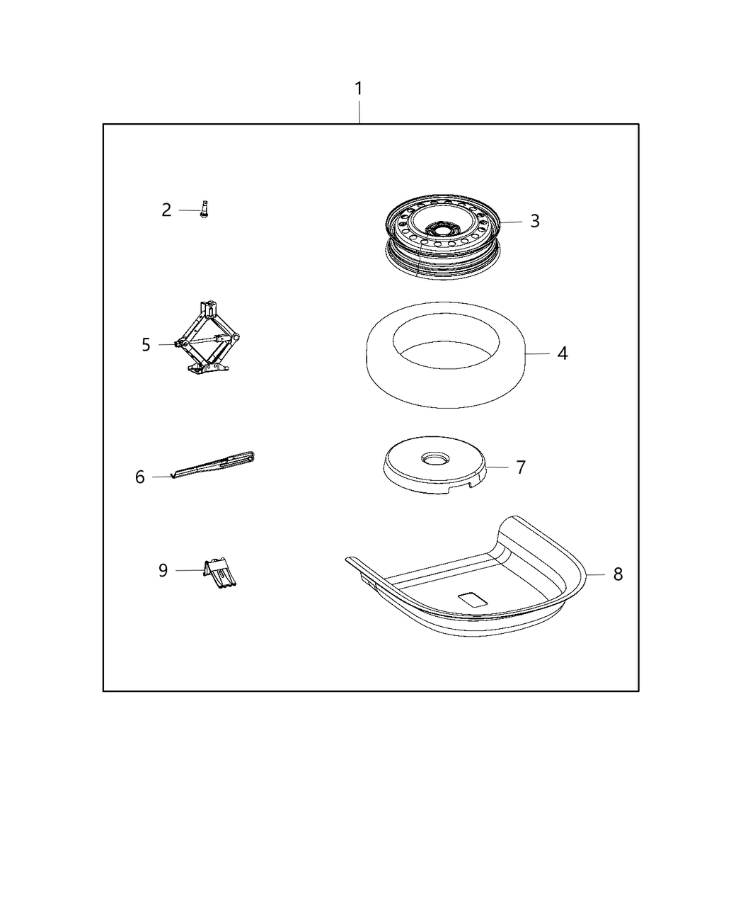 Mopar 68159285AC Jack-Scissors