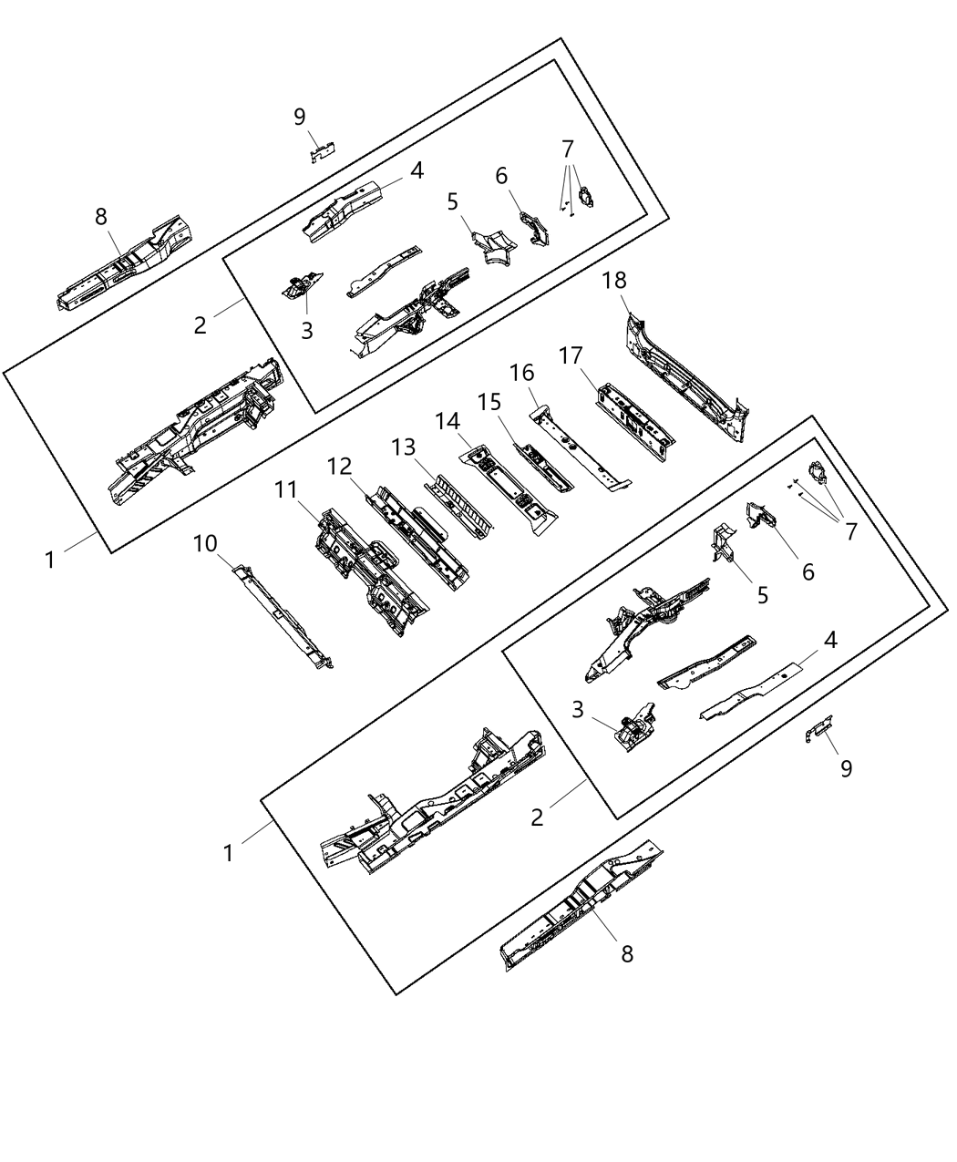 Mopar 68460502AB PANEL-SILL