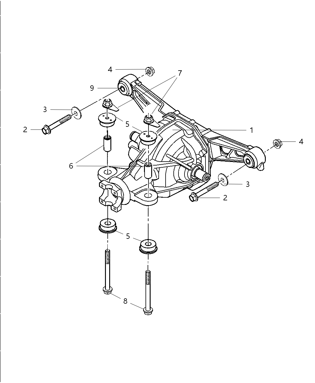 Mopar 5038307AB Differential-Rear Axle