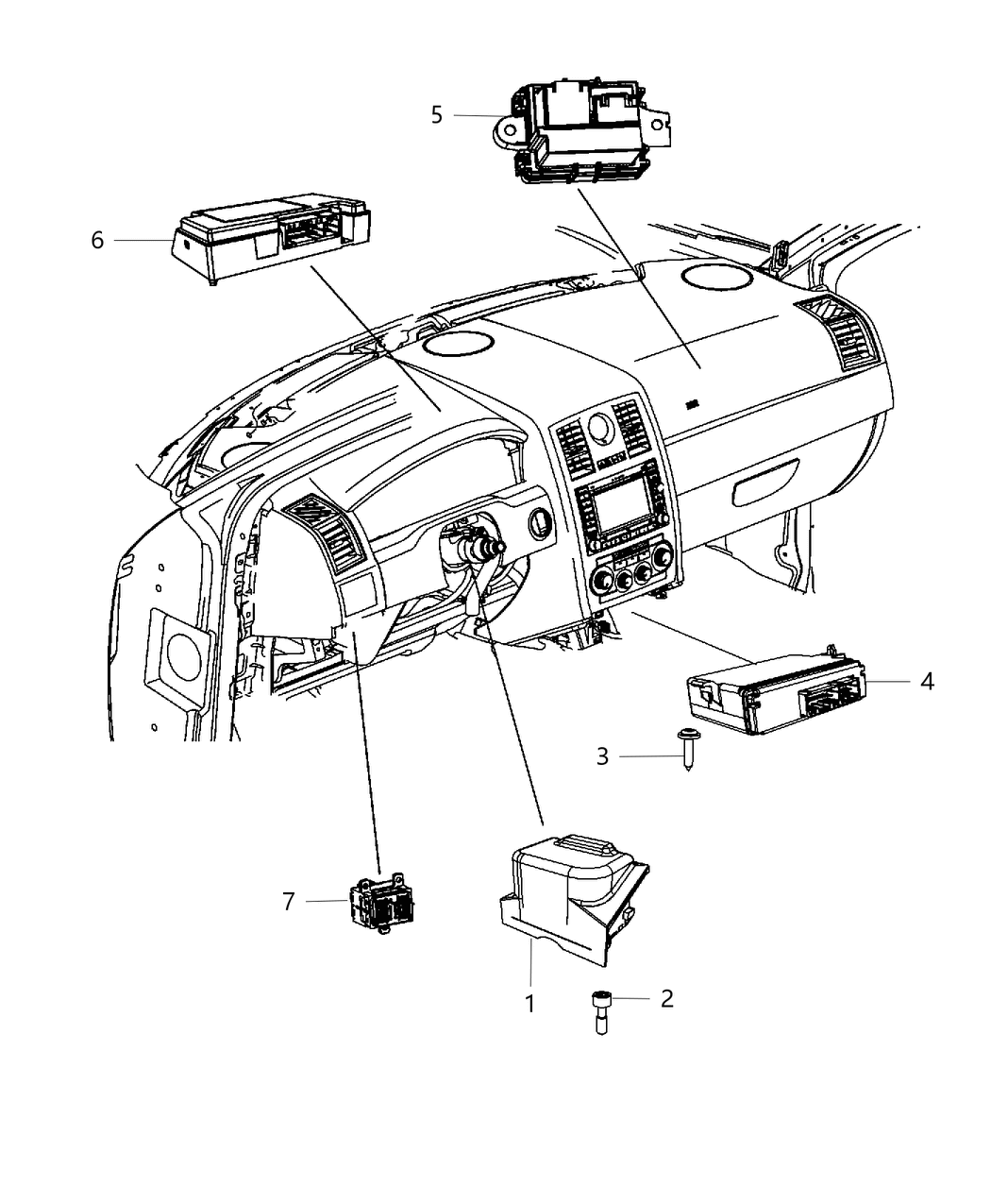 Mopar 68209685AB Module-TELEMATICS