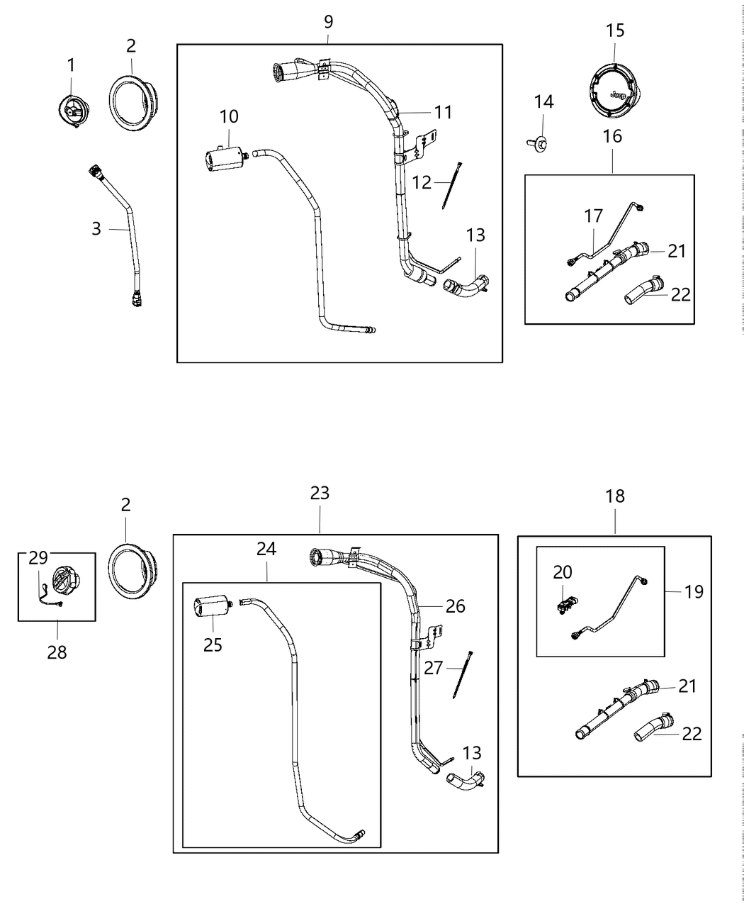 Mopar 68209692AB Door-Fuel Fill