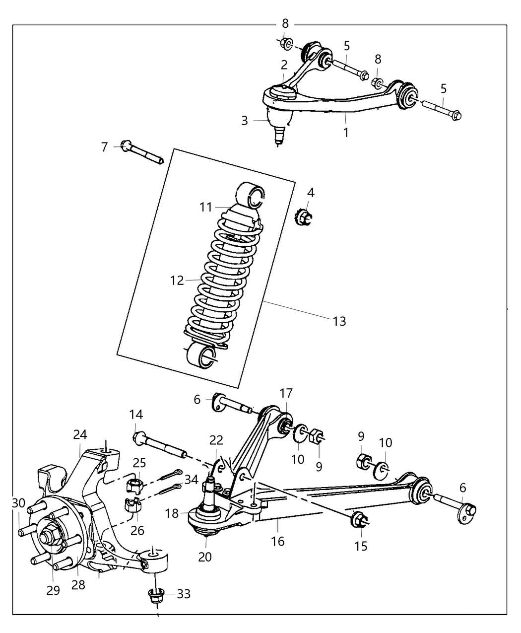 Mopar 5290690AF Front Lower Control Arm