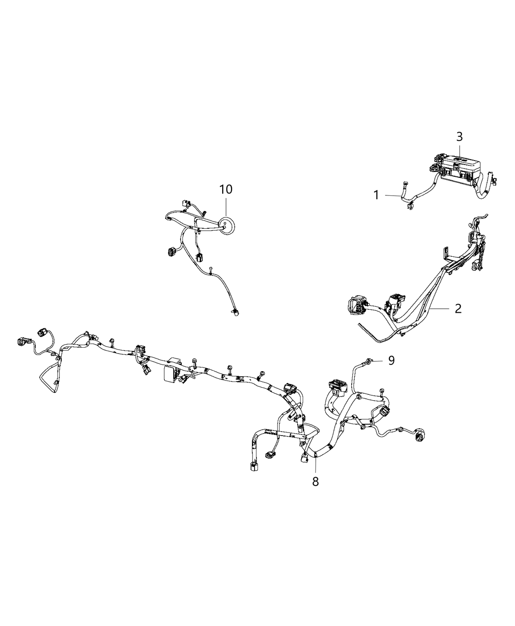 Mopar 52112281AA Wiring-Front End Module