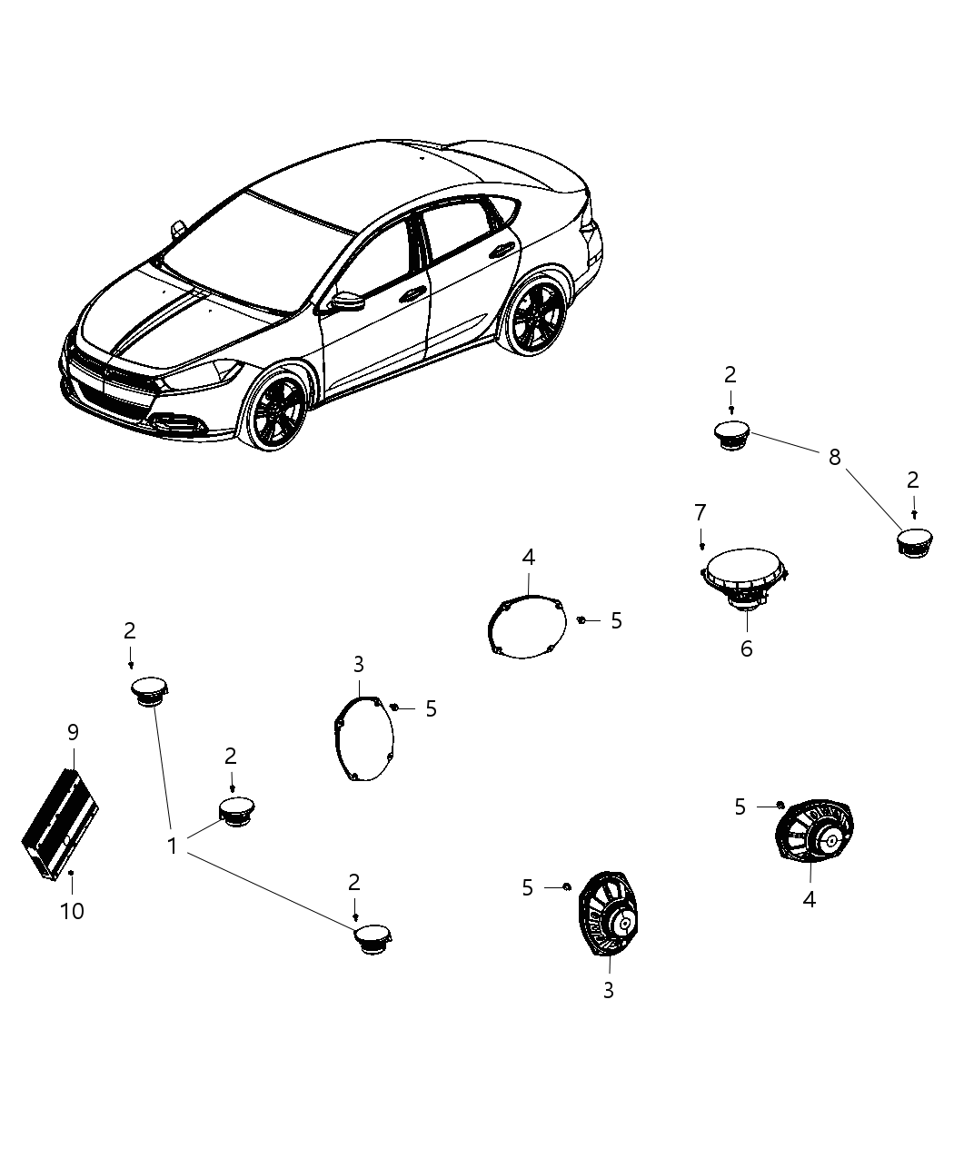 Mopar 5091066AH Amplifier