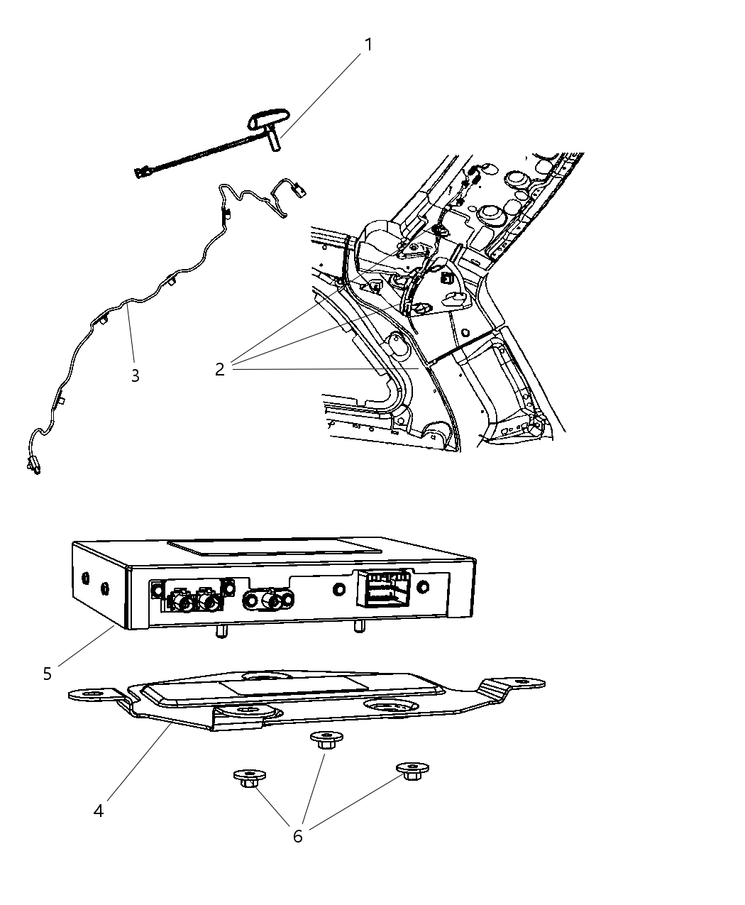 Mopar 5064367AC Cable-Satellite Radio