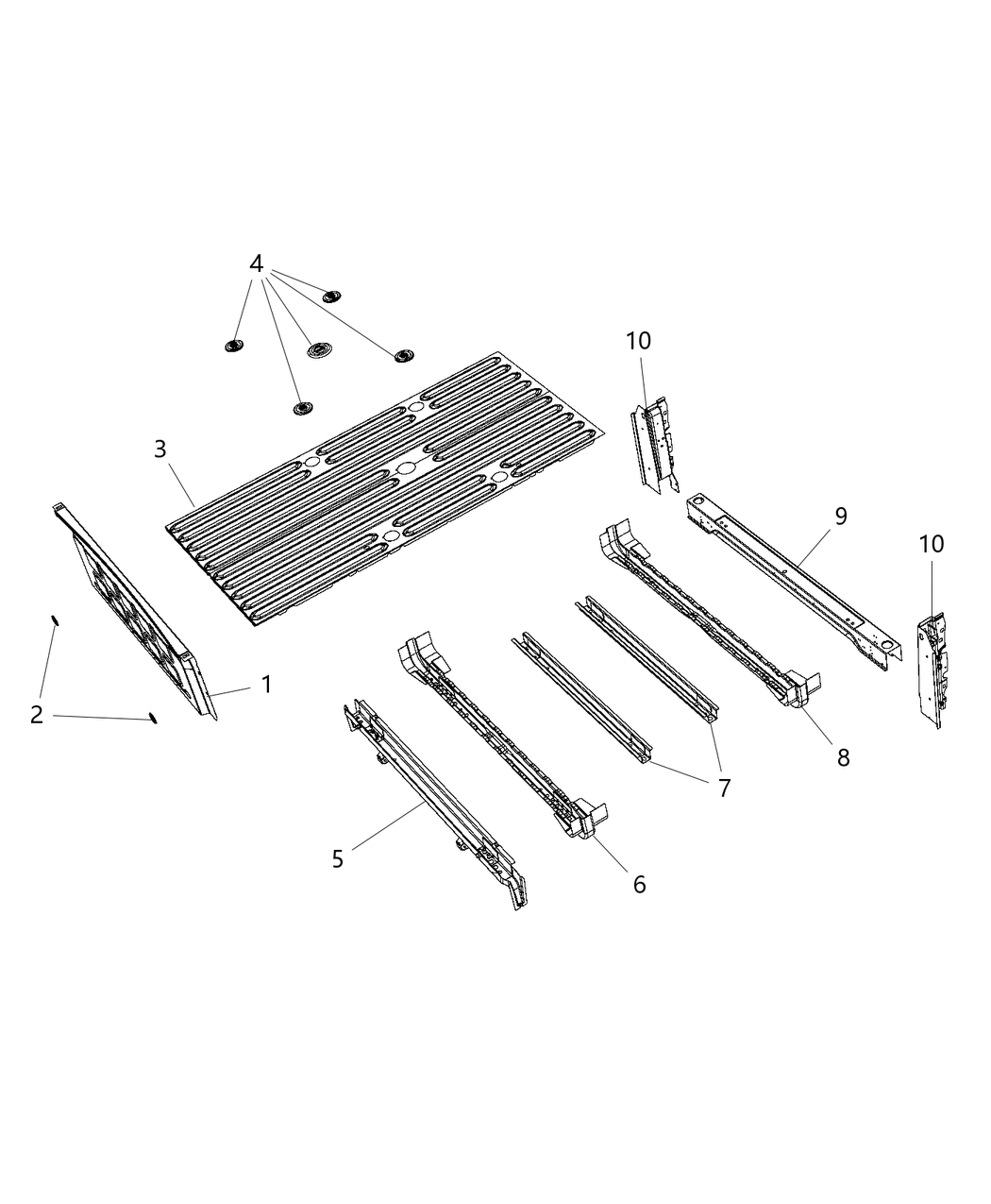 Mopar 68362250AB SILL-Box