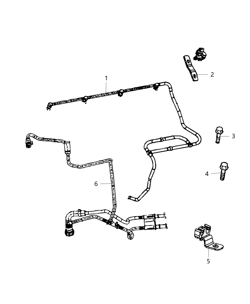 Mopar 68098539AA Tube-Fuel