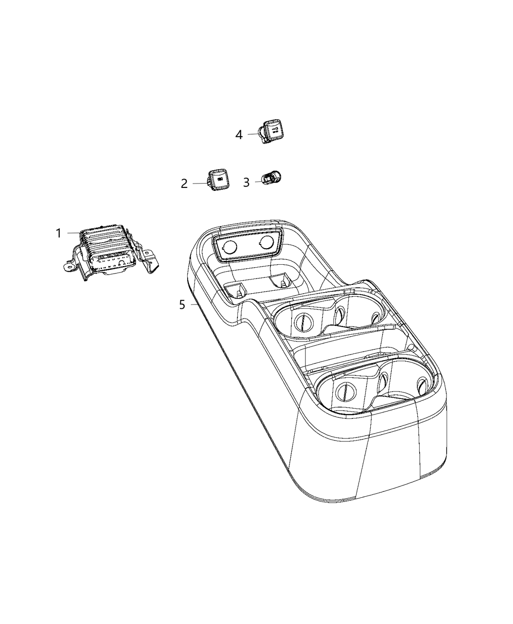 Mopar 56029815AA Module-Power Inverter