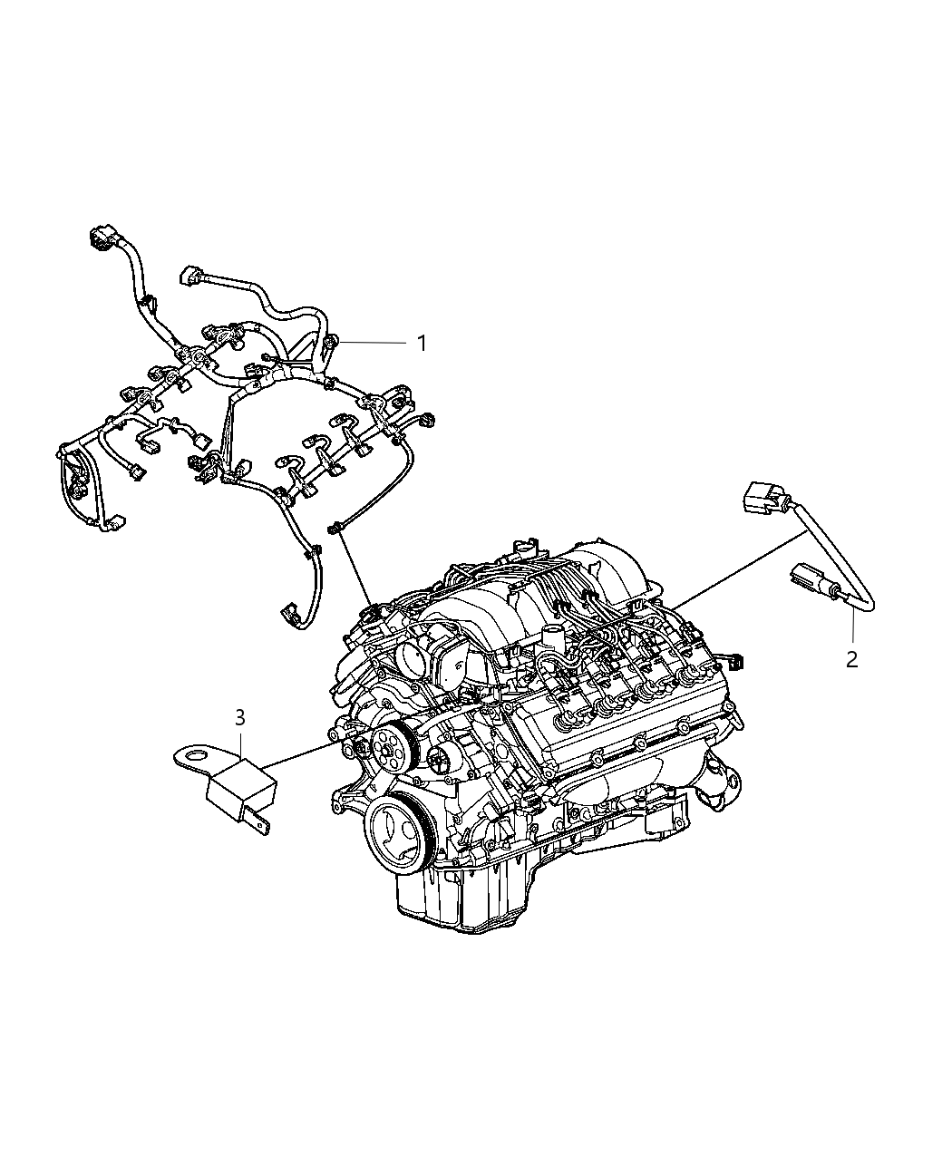 Mopar 68159448AB Wiring-Engine