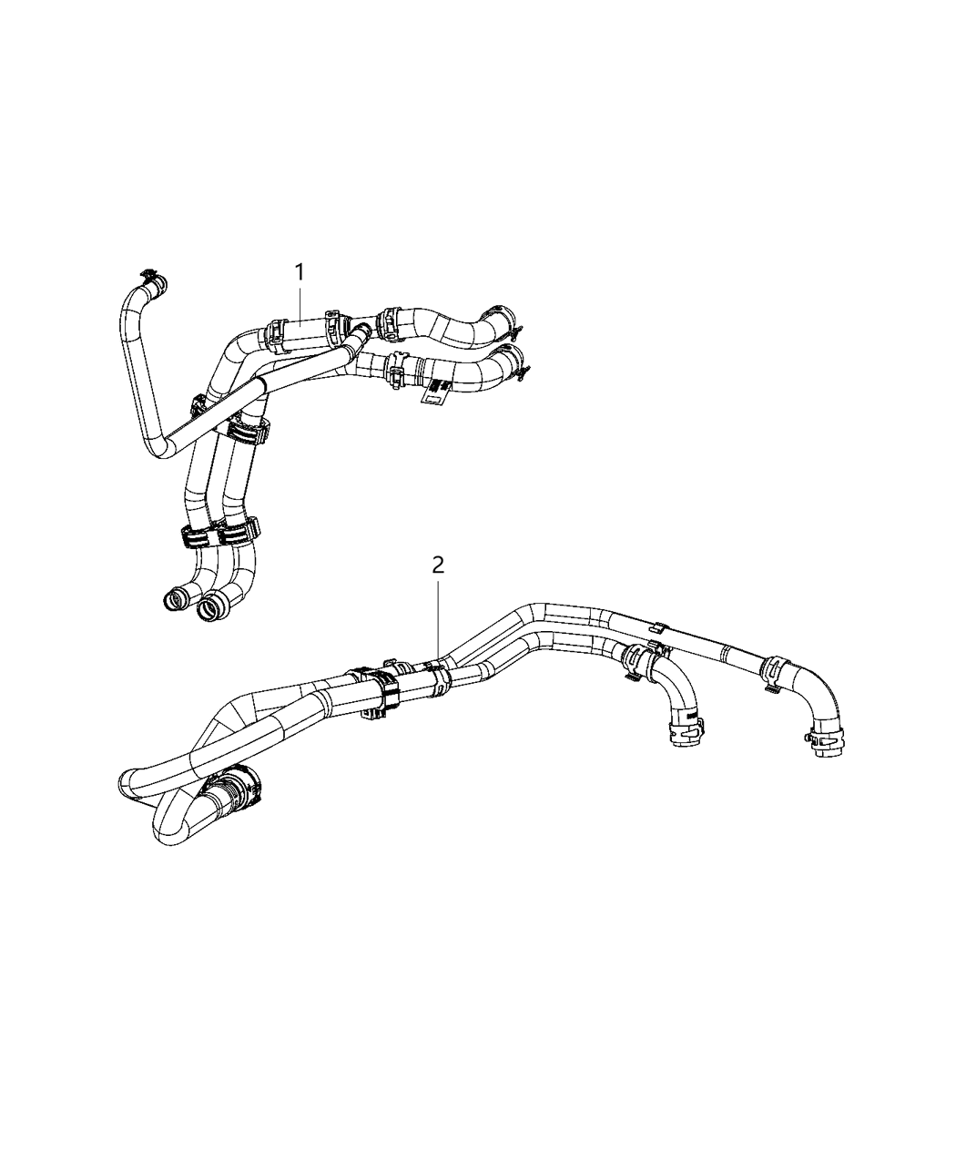 Mopar 68429996AB Hose-Heater Core