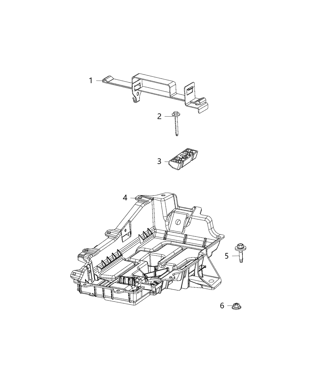 Mopar 68271681AB Tray-Battery