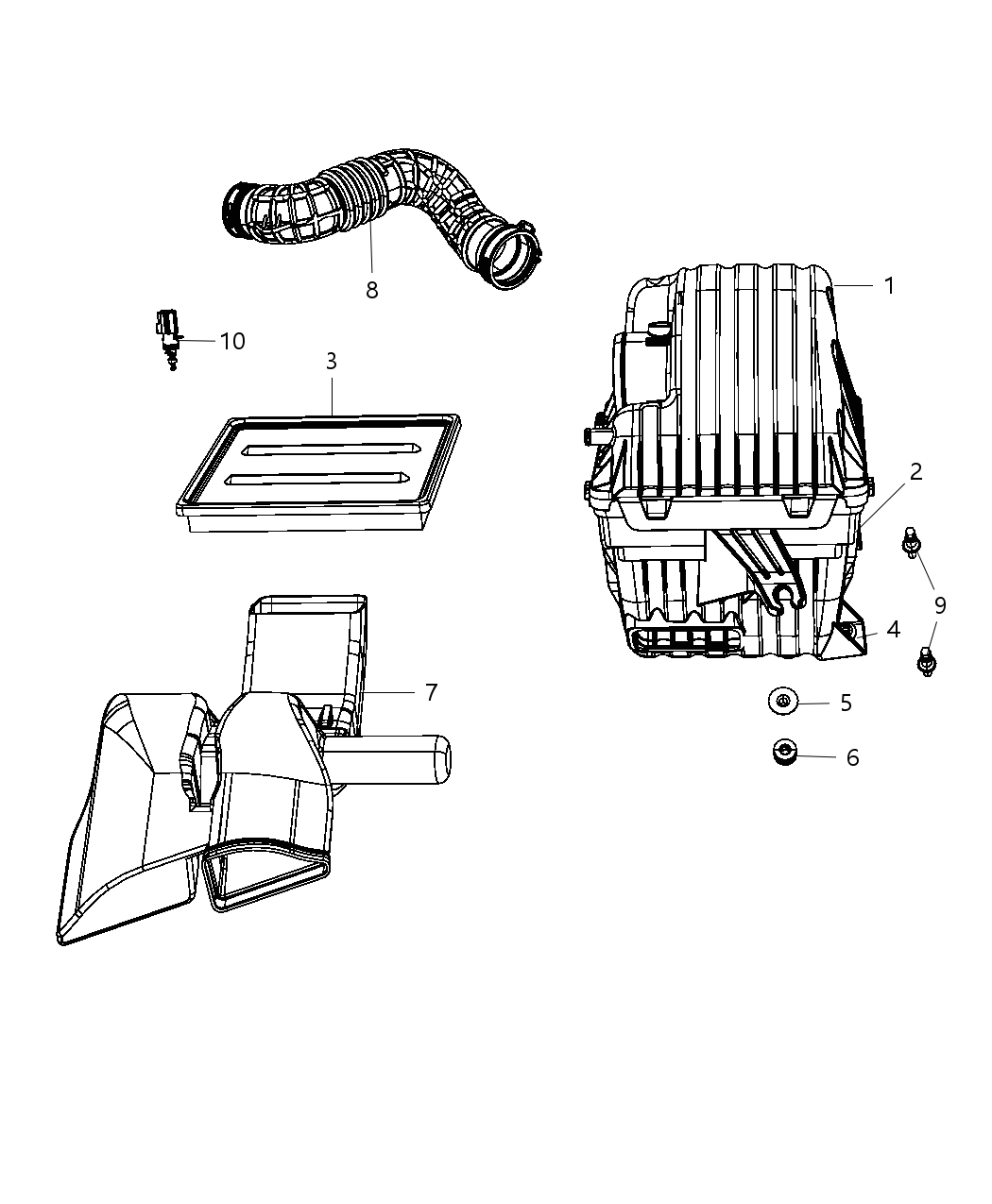 Mopar 4891824AA Duct-Clean Air