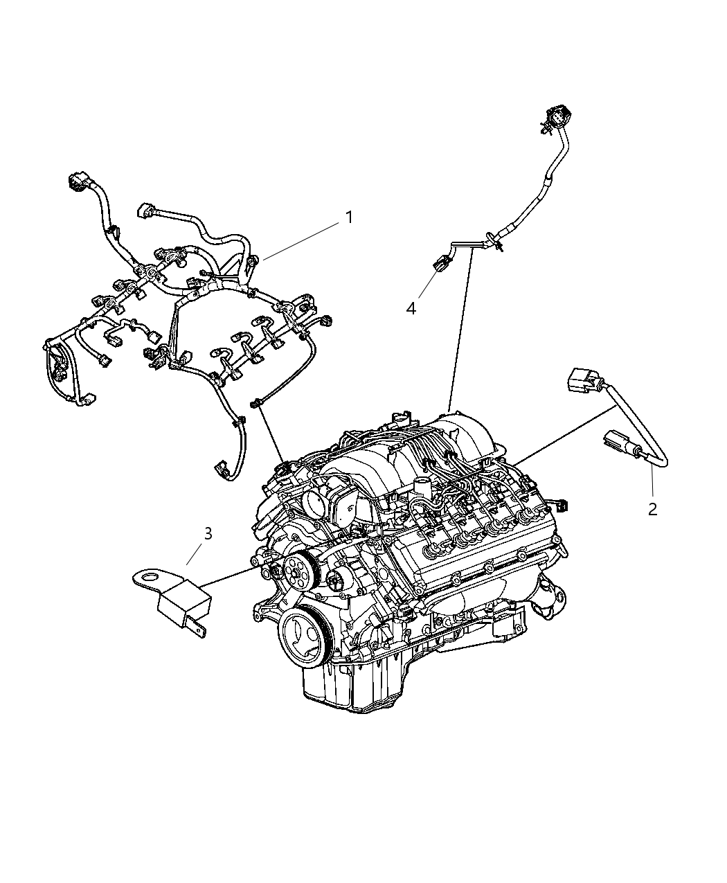 Mopar 68065200AC Wiring-Engine